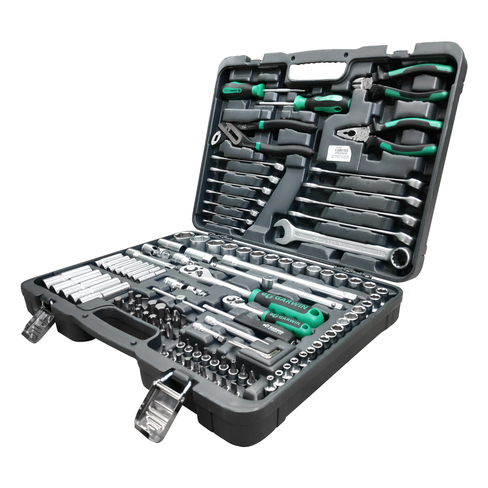 Набор ручных инструментов 1/4" и 1/2" 6 гр. 115 предметов GARWIN PRO ...