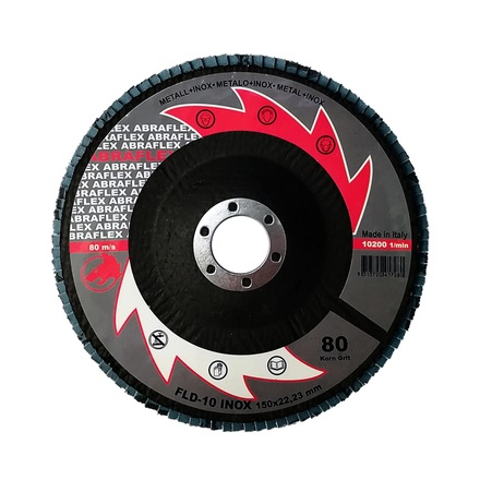 

Abraflex УТ0010266 Круг лепестковый тарельчатый FLD-10 150х22 P100, УТ0010266