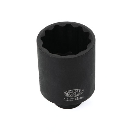 

Licota A4241WL Головка торцевая ударная глубокая 1/2" 12 гр. 41 мм