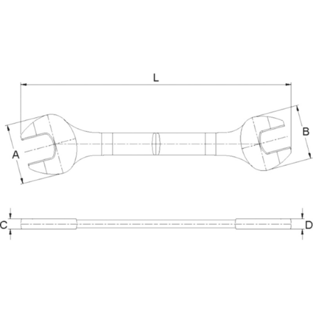 

GARWIN PRO GR-OD3032 Ключ рожковый 30х32 мм