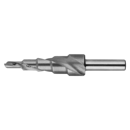 

GARWIN INDUSTRIAL 102580-4-12-5 Сверло ступенчатое 4,0-12,0 мм, 5 ступеней, HSS-Co5, со спиральной канавкой