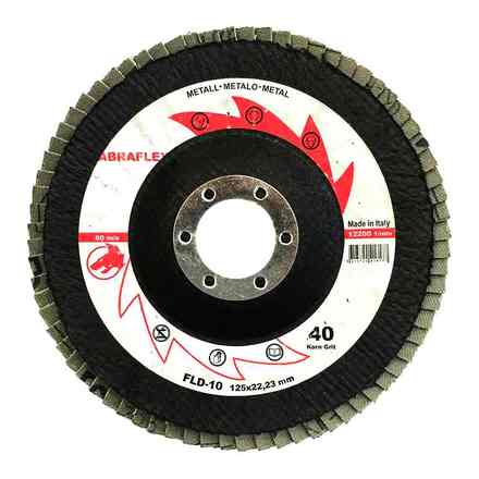 

Abraflex УТ0008235 Круг лепестковый торцевой 125х22 FLD-10 P60