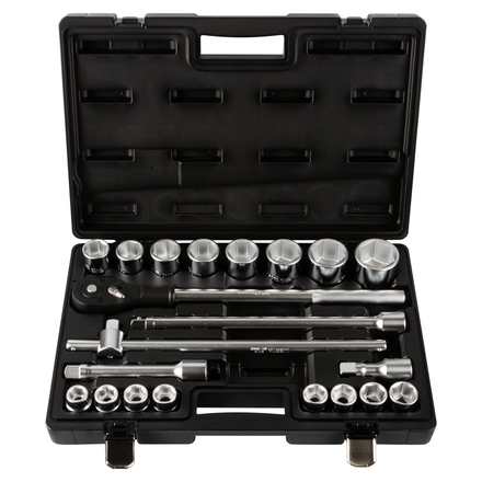 

Licota ALK-6003F (ASK-10060) Набор торцевых головок 3/4" 6гр. 21пр., 19-50 мм
