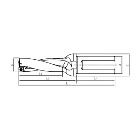 GESAC 220409-32 Сверло сборное GHD-320-3D-FC32-Q09A