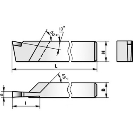

КИЗ 2130-0517-Р6М5 Резец отрезной 25х16х140 Р6М5