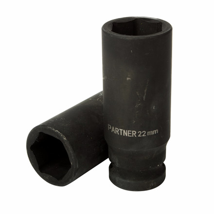 

Partner 4458522 PA 1/2"" Головка ударная глубокая, 22мм (6гр)"