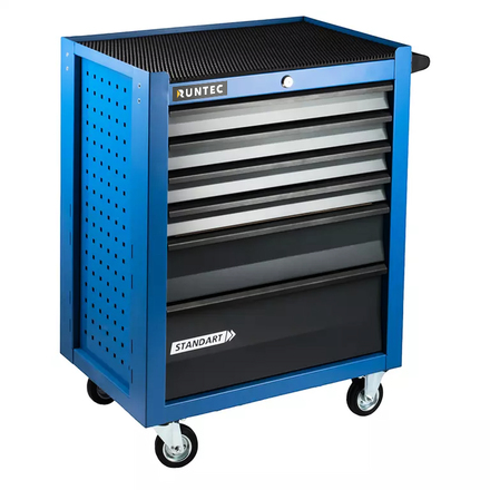 

RUNTEC RTSTD-6B Тележка инструментальная 6 полочная Standart синяя