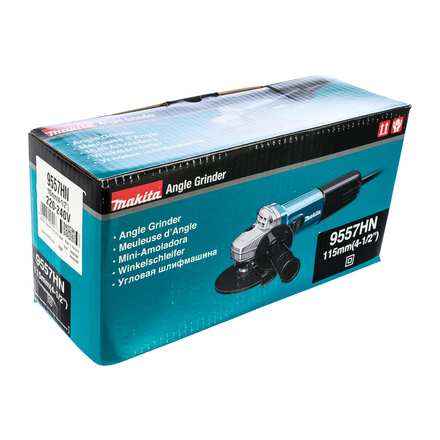 MAKITA 9557HN Шлифмашина угловая 115 мм, 840 Вт