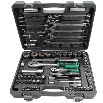 

GARWIN PRO 641045 Набор ручных инструментов 1/4" и 1/2" 6 гр. 89 предметов