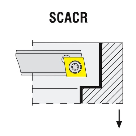 AKKO AK-S10ASCACR06 Картридж расточной S10A SCACR 06 для пластин CC.. 0602.., для ремонта блока цилиндров, LF=32 мм