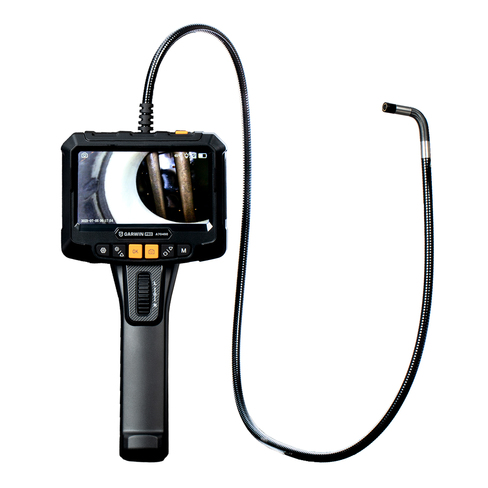 Видеоэндоскоп 5" IPS дисплей, гибкий зонд 1 м, камера 8,5 мм поворачиваемая на 360° GARWIN PRO A70400 купить по выгодной цене