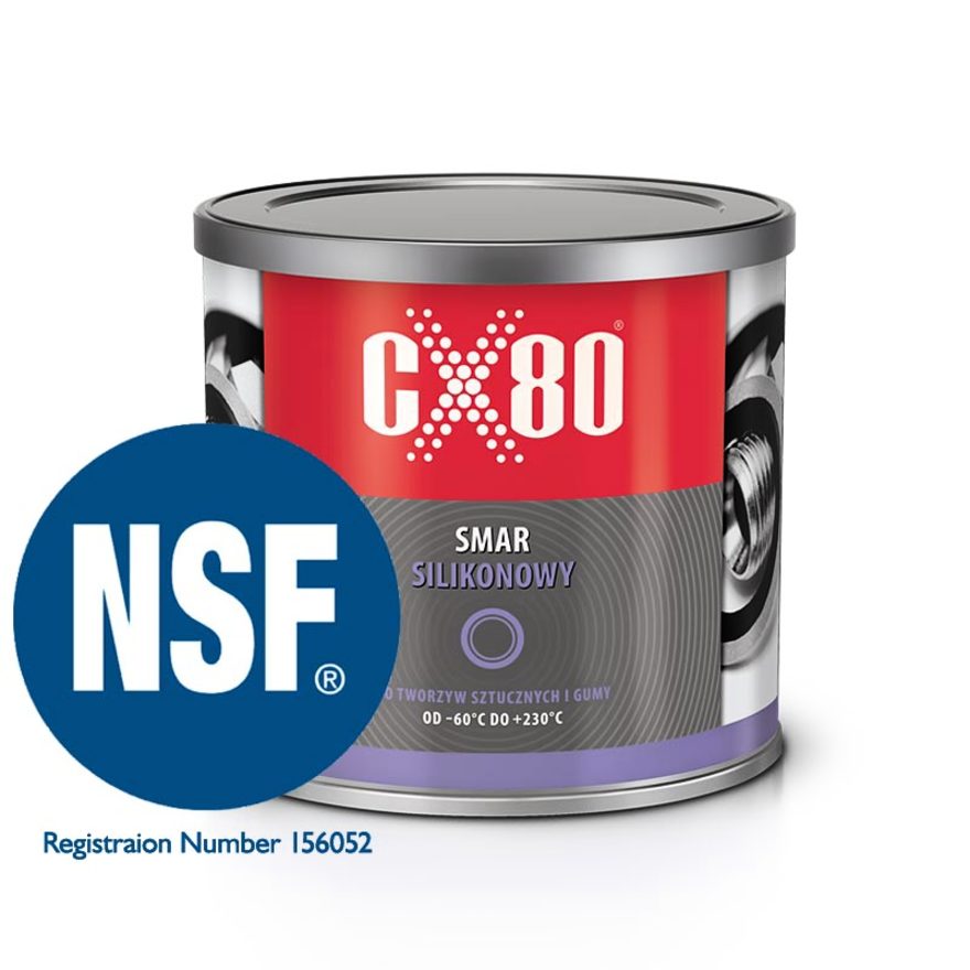 CX80 cx80020 Смазка силиконовая консистентная SILICONE GREASE 500g NSF .