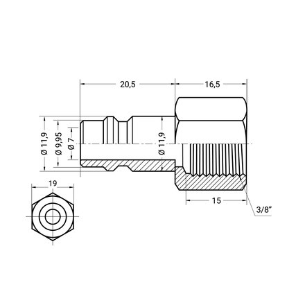 Licota 030PF Разъем 