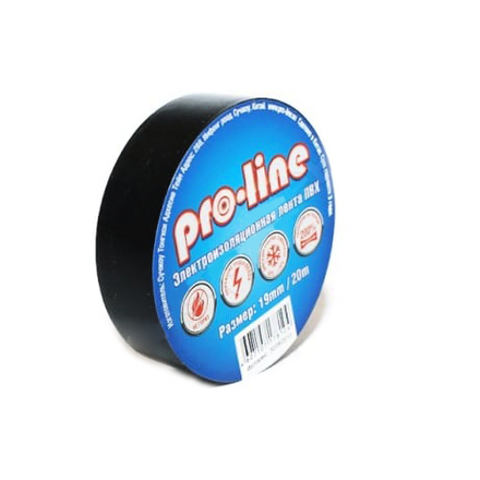 

Pro Line 2077700042 Изолента ПВХ черная 19х20 6817 Pro-Line