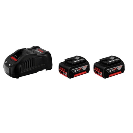 

BOSCH 1600A00B8J Набор: Аккумуляторная батарея GBA 18V 5.0 Ah 2 шт. + зарядное устройство GAL 1880 CV Professional Bosch
