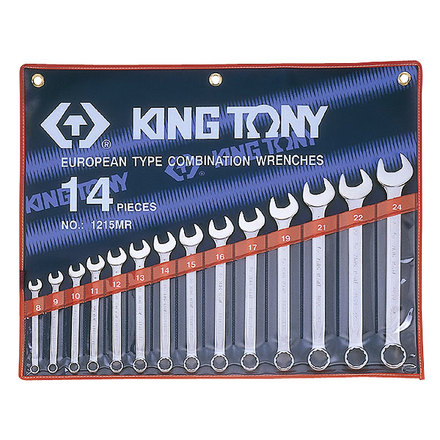KING TONY 1214SR Ключ Комплект Комби набор 5/16