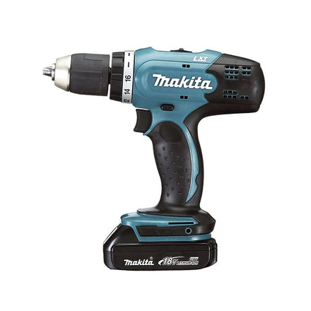 

MAKITA DDF453SYE Дрель аккумуляторная (Li-ion, 18 В, 1,5 Ач, 27 Нм, БЗП) кейс
