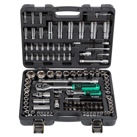 

GARWIN PRO 641080 Набор ручных инструментов 1/4" и 1/2" 6 гр. 108 предметов