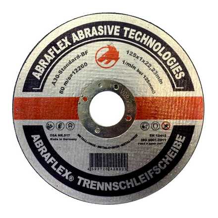 

Abraflex УТ0007462 Круг отрезной 125x1,0x22,23 A30 S-BF41 мет/нерж