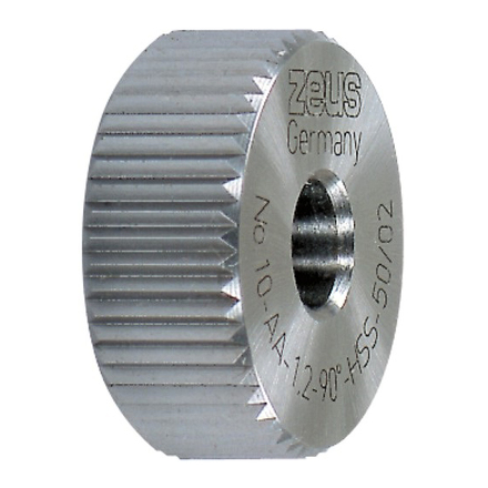 ZEUS 291505-0,6 Ролик прецизионный для накатки прямых рифлений, форма AA, 20х8х6 мм, шаг 0,6 мм