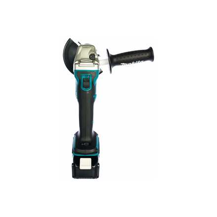 MAKITA DGA504RME Шлифмашина угловая аккумуляторная (Li-Ion, 18 В, 4 Ач, 125 мм, 8500 об/мин) кейс