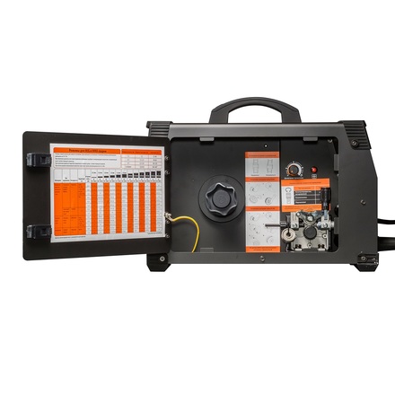 Сварог REAL MIG 200 N24002N Black Сварочный полуавтомат Сварог REAL MIG 200 N24002N Black маска Хамелеон и краги в комп