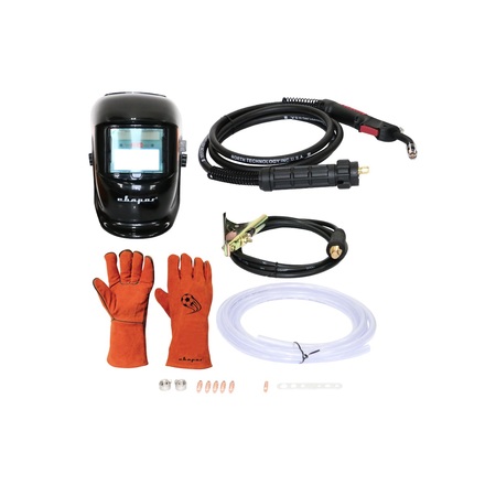 Сварог REAL MIG 200 N24002N Black Сварочный полуавтомат Сварог REAL MIG 200 N24002N Black маска Хамелеон и краги в комп