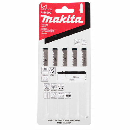 

MAKITA A-86290 Пилка для лобзика 105мм № L1, A-86290