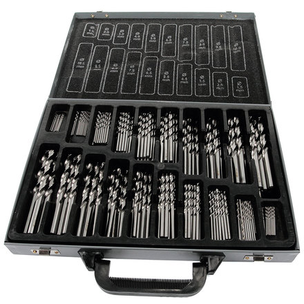 

GARWIN INDUSTRIAL GM-BS155 Набор сверл 1.0-10.5, шаг 0.5, HSS-G, DIN338, 155 предметов
