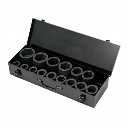 

GARWIN PRO 626556-1 Набор ударных головок 1" 15 пр. 22-60 мм