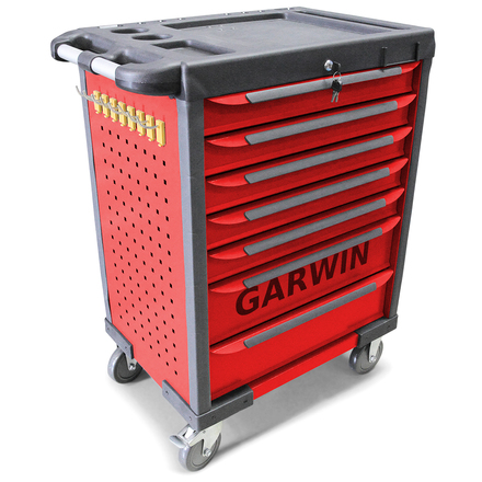 

GARWIN PRO GTT-01D07T-R Тележка инструментальная, 7 полок, красная