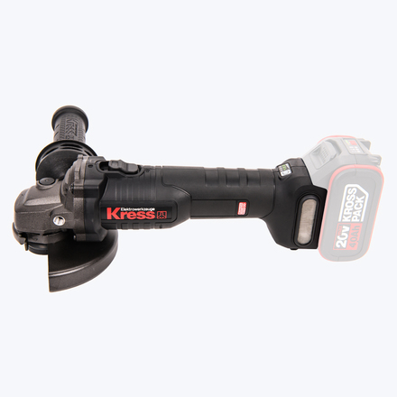 KRESS KU8019 Угловая шлифмашина аккумуляторная BL 125 мм 20V без АКБ и ЗУ