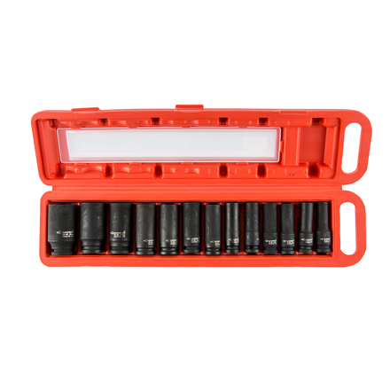 

GARWIN PRO 626526-13 Набор ударных головок глубоких 78 мм 1/2" 13пр. 10-32 мм в пластиковом кейсе