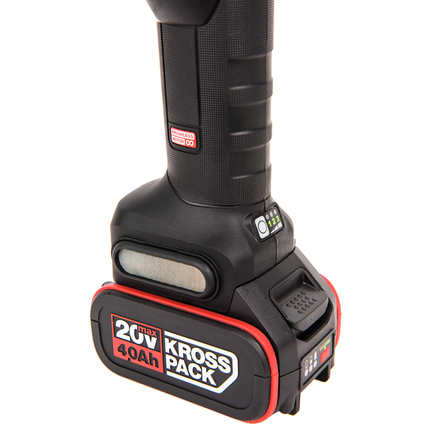 KRESS KU801 Угловая шлифмашина аккумуляторная BL 125 мм 20V 2 х 4 Ач кейс