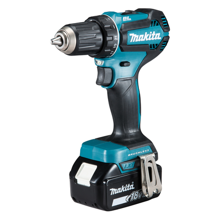 MAKITA DDF485RFJ Дрель-шуруповерт аккумуляторная BL 18V LTX, 50 Нм в кейсе MakPac 2 (2 х 3 Ач)