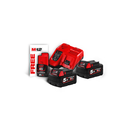 

Milwaukee 4933459217 Комплект аккумулятор и зарядное устройство Milwaukee M18 NRG-502