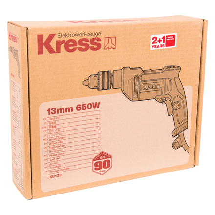 KRESS KU120 Дрель, 650 Вт