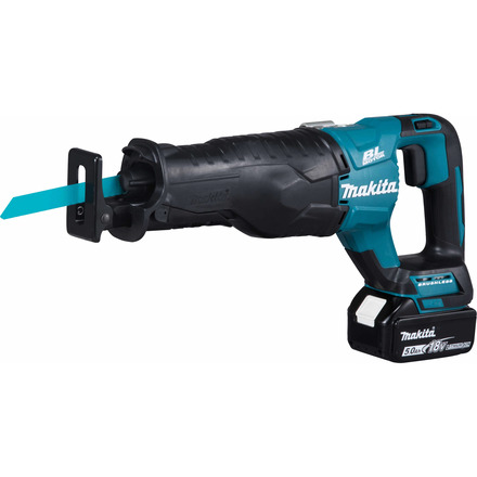 

MAKITA DJR187RTE Пила сабельная аккумуляторная MAKITA DJR187RTE (Li-ion, 18 В, 5 Ач, 255 мм) кейс
