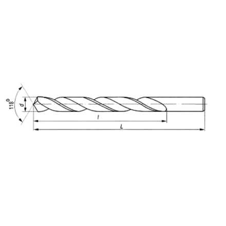 

JSD Tools BT-5461 Сверло спиральное по металлу 14,5 мм, ц/хв