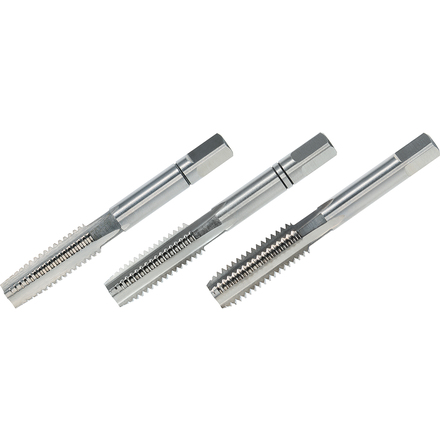 

VOLKEL VO-23322 Метчики ручные UNC 1/2-13, комплект 3 шт., DIN 352, HSS-G