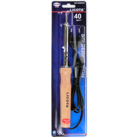 Licota AET-6006CD Паяльник с деревянной ручкой 40 Вт 220 В