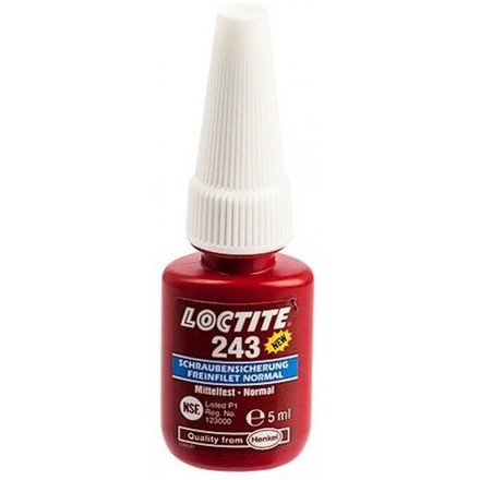 

LOCTITE 1370555 Резьбовой фиксатор средней прочности 243 (блистер), 5 мл LOCTITE 243 5ML