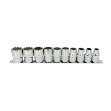 

Licota TBS-22005 Набор торцевых головок 1/2" 12 гр. 10-24 мм 10пр. на линейке