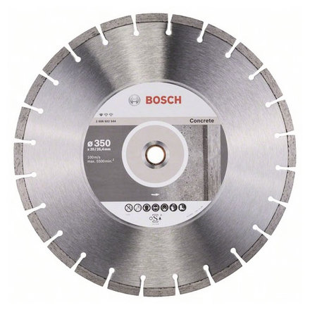 

BOSCH 2608602544 Алмазный отрезной круг 350x2.8x20/25,4х10 мм Standard for Concrete