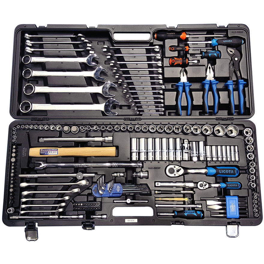 Licota ALK-8023F Набор инструмента 1/4" и 1/2" 6 гр. 167 предметов ...