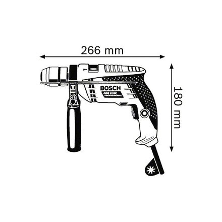 BOSCH 0601217100 Ударная дрель Bosch GSB 13 RE