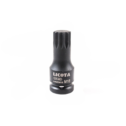 

Licota A4MDM18 Головка Spline ударная 1/2", M18 для болта задней ступицы VAG