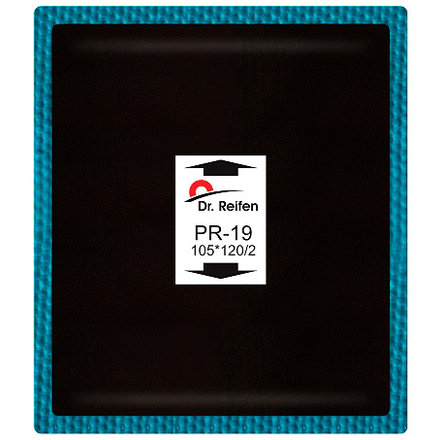 Dr. Reifen PR-19 Пластырь кордовый 105*120/2 слоя корда (10 шт. в упаковке)