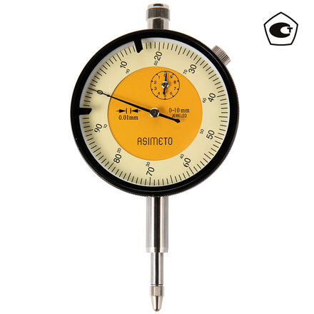 

ASIMETO 402-00-0-П Индикатор часового типа ИЧ 0-100 мм, 0,01 мм, с поверкой, 402-00-0-П